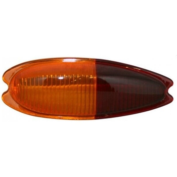 LENS FOR TAIL LIGHT, LEFT, PORSCHE 356 A/B/C EU 8/57-3/68