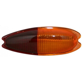 LENS FOR TAIL LIGHT, RIGHT, PORSCHE 356 A/B/C EU 08/57-03/68