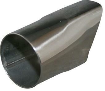 TAIL PIPE IN BUMPER GUARD, S/S, PORSCHE 356 B/C