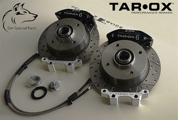 TAROX FRONT BRAKE DISCS,DRILLED AND GROOVED,PORSCHE 914/4 72-76