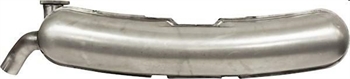 REAR EXHAUST, S/S, TUV, PORSCHE 911 75-89 (TAIL PIPE 60mm)