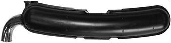 REAR EXHAUST, SPORT, TUV, PORSCHE 911 SC/CARRERA 75-89