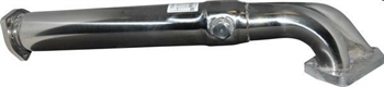 PRE-SILENCER W/O BAFFLING,SPORT,S/S POLISHED 911SC/CARRERA 83-89