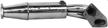 CATALYTIC CONVERTER, SPORT, S/S POLISHED PORSCHE 911 75-89