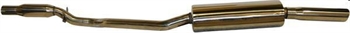 REAR EXHAUST, S/S POLISHED, PORSCHE 924 75-85