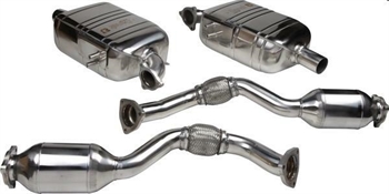 REAR EXHAUST SET, SPORT, LEFT/RIGHT,W CATALYTIC CONVERTERS,S/S