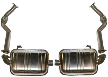 REAR EXHAUST SET, SPORT, LEFT/RIGHT,W/O CATALYTIC CONVERTERS,S/S