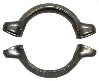 EXHAUST CLAMP, WITHOUT BOLT-NUT, DIAMETER 75mm,GALVANIZED, 911