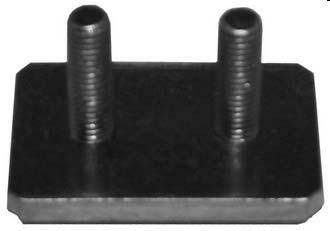 RETAINING PLATE FOR EXHAUST MOUNTING, 5mm, BOXSTER 96-04