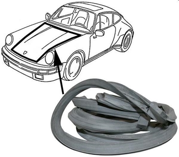 SEAL FOR BONNET PORSCHE 911 08/73-07/89