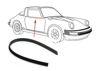 SEALING STRIP FOR DOOR WINDOW,RIGHT,911TARGA/CABRIO,964TARGA/CAB