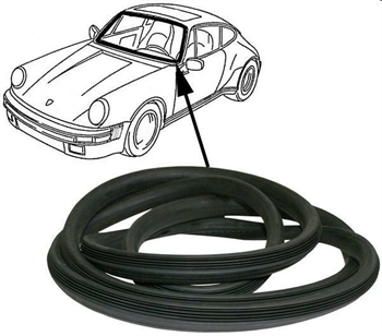 SEAL FOR WINDSCREEN, W/O GROOVE PORSCHE 911 88-89,964 88-94