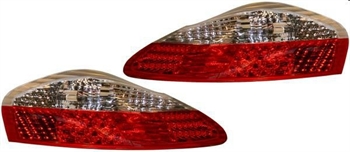 TAIL LIGHT LENS KIT, LED, CLEAR/RED PORSCHE BOXSTER (986) 96-04