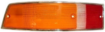 LENS FOR TAIL LIGHT, LEFT, PORSCHE 911 68-72, 912 68-70