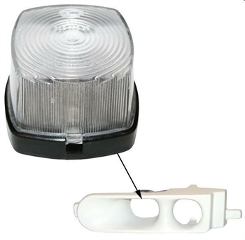 PARKING LIGHT WHITE PORSCHE 993 10/93-09/97