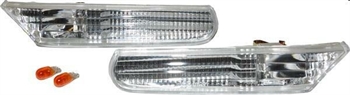 SIDE MARKER LAMP SET, CLEAR, PORSCHE 996 97-05, BOXSTER 96-04