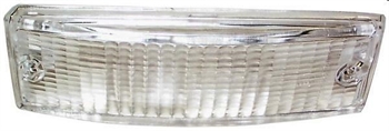 TURN SIGNAL LIGHT LENS, WHITE, PORSCHE 911 08/74-07/89