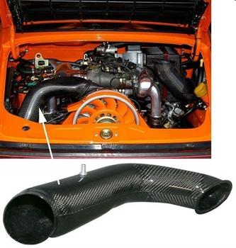 COOLING AIR PIPE, CARBON, PORSCHE 964 12/88-06/94